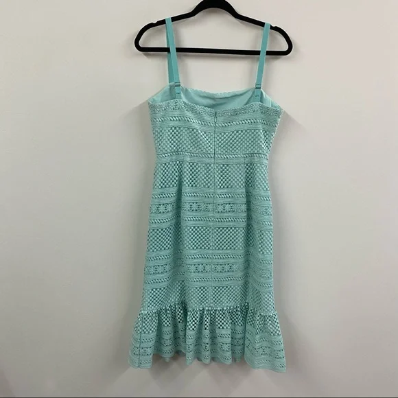 J. Crew Geometric Lace Midi Dress - Picture 10 of 16